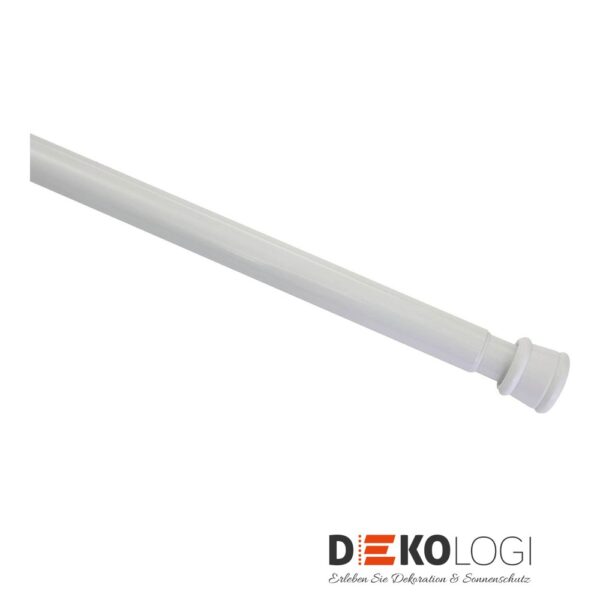 Spannstange Ø 23/26 mm, 80–220 cm – Weiß