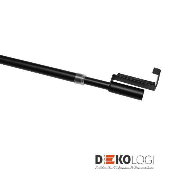 Spannvitrage Ø 7/9 mm – Schwarz-Matt