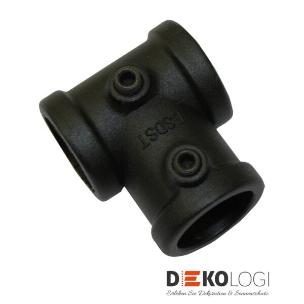 T-Stück Industrial Home Ø 25 mm – Schwarz