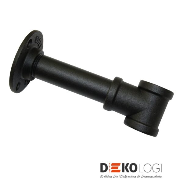 T-Stück Industrial Home Ø 25 mm – Schwarz