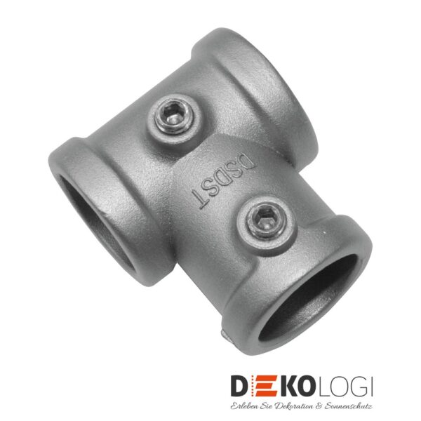 T-Stück Industrial Home Ø 25 mm – Silber