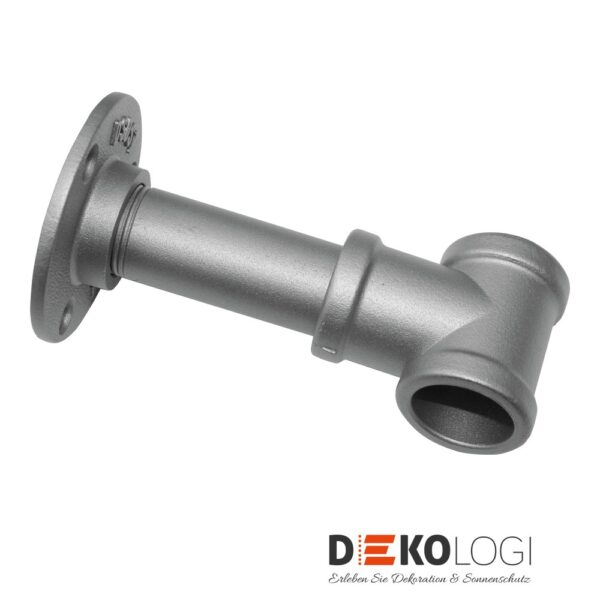T-Stück Industrial Home Ø 25 mm – Silber