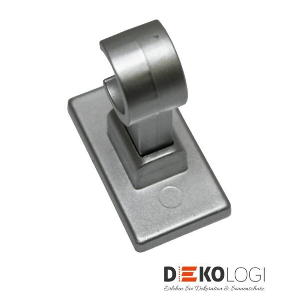 Träger für Caféhausstangen California Ø 10/12 mm – Silber-Matt