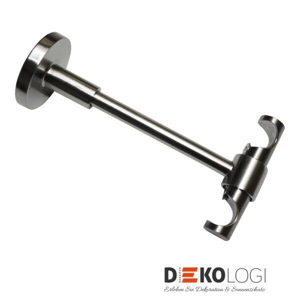 Universal Deckenträger Memphis für Ø 16 mm – Edelstahl-Optik