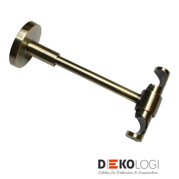 Universal Deckenträger Memphis für Ø 16 mm – Messing-Antik