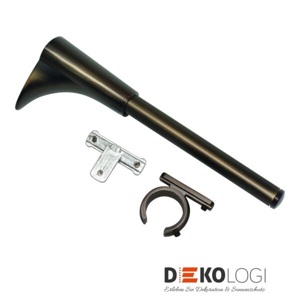 Universal Wandträger Chicago für Ø 20 mm – Bronze