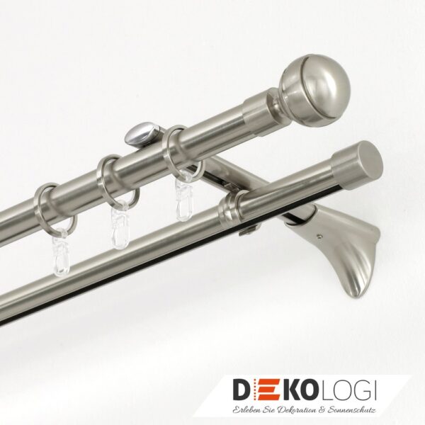 Universal Wandträger Chicago für Ø 20 mm – Edelstahl-Optik