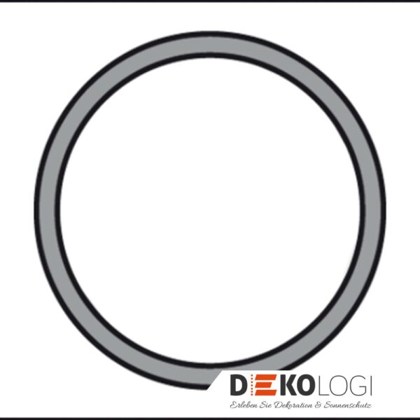 Verbinder für Gardinenstange Ø 28 mm – Weiß
