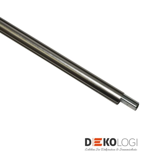 Verbinder für Gardinenstangen mit Innenlauf – Silber Innenlauf I Ø 20 mm