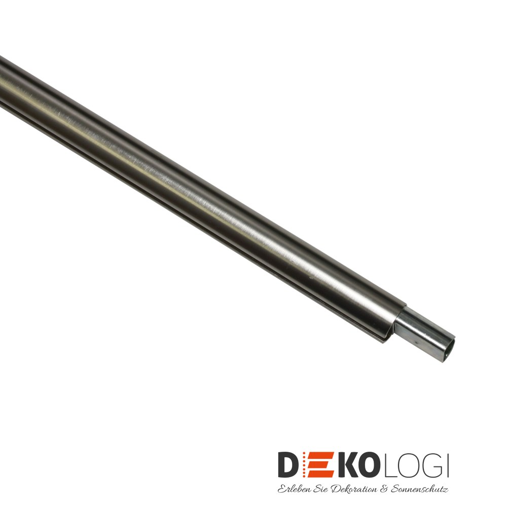 Verbinder für Gardinenstangen mit Innenlauf – Silber Innenlauf I Ø 20 mm