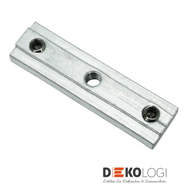 Verbinder für Gardinenstangen mit Innenlauf – Silber Innenlauf II Ø 16 mm
