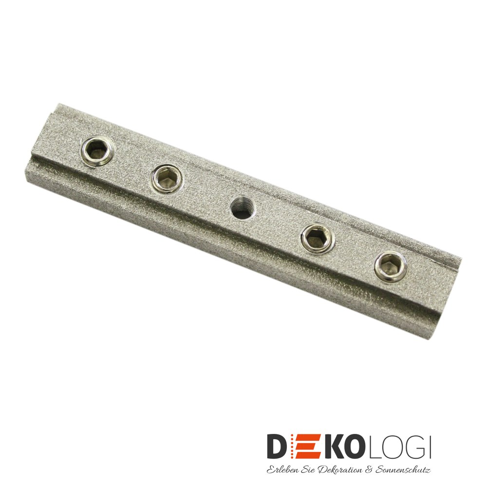 Verbinder für Gardinenstangen mit Innenlauf – Silber Innenlauf II Ø 19 mm