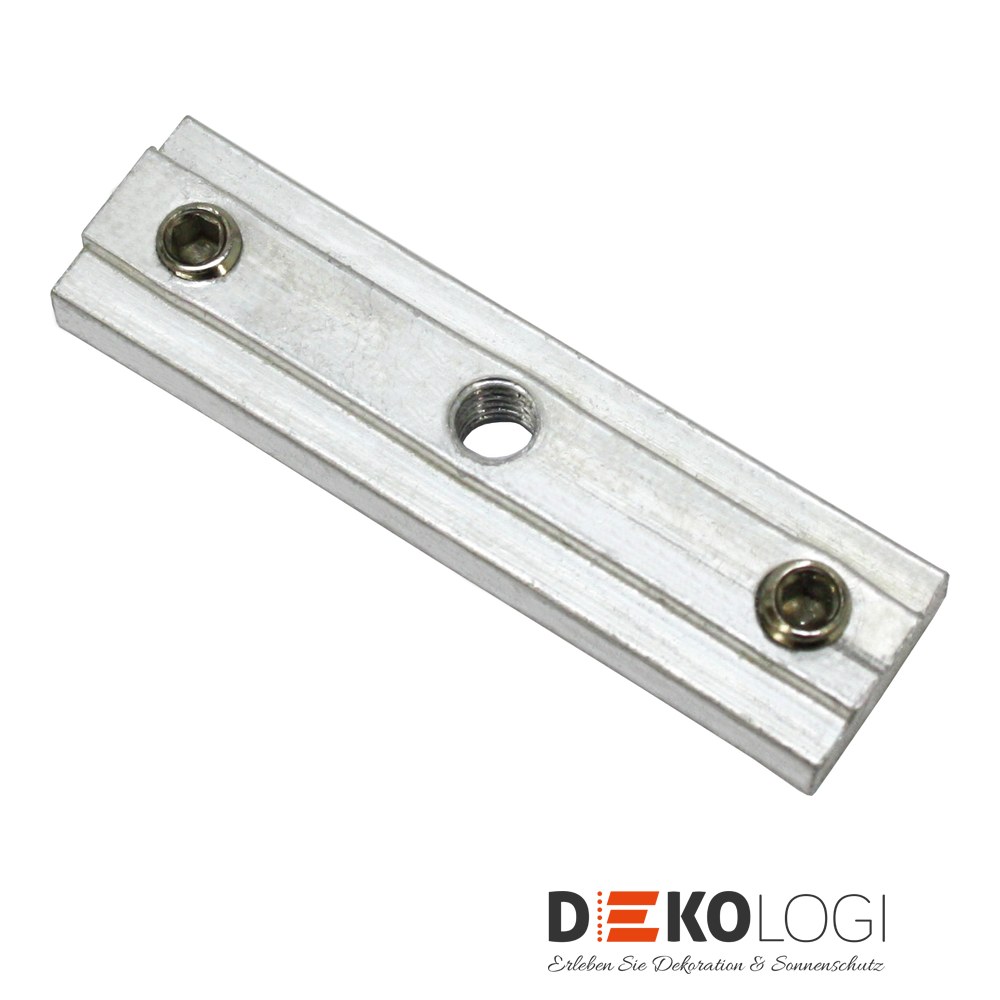 Verbinder für Gardinenstangen mit Innenlauf – Silber Innenlauf II Ø 20 mm
