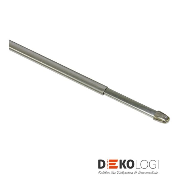 Vitragestange flachoval 11 mm – Chrom