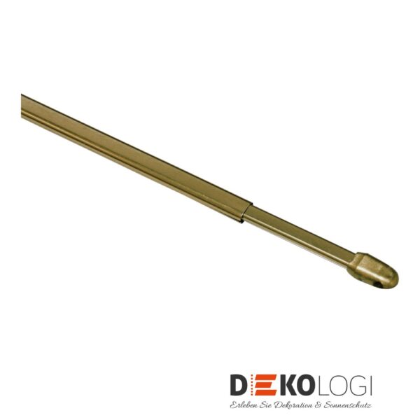 Vitragestange flachoval 11 mm – Messing