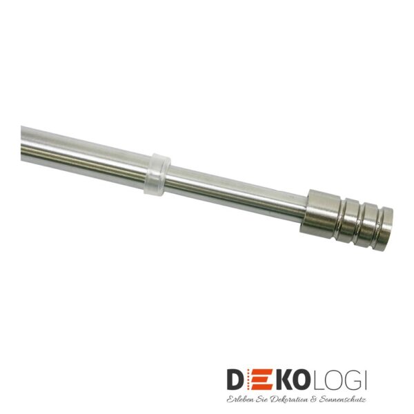 Vitragestange Zylinder Ø 10 mm – Edelstahl-Optik