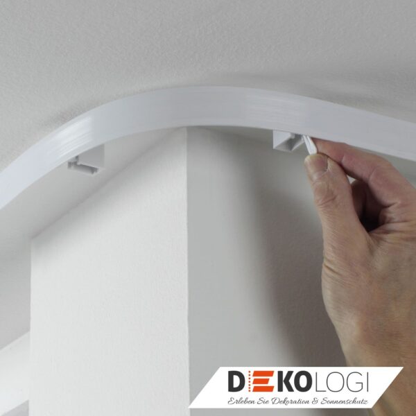 Vorhangschienen-Set Flexline – Weiß
