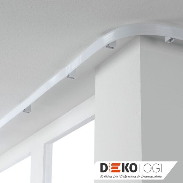 Vorhangschienen-Set Flexline – Weiß