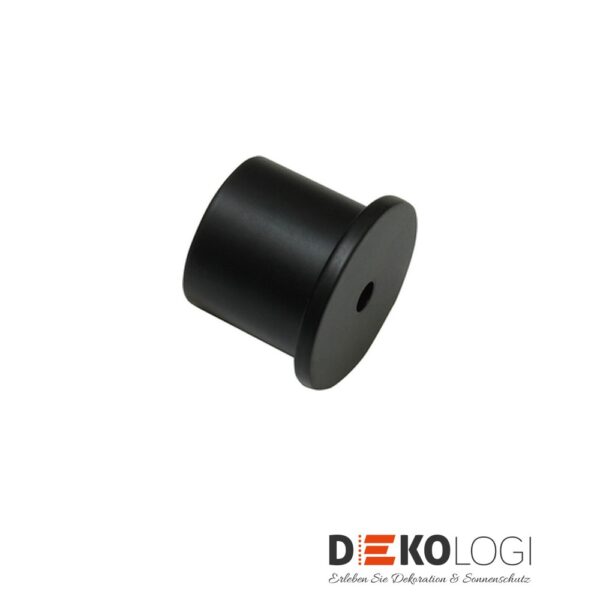 Wandlager Denver für Ø 25 mm – Schwarz