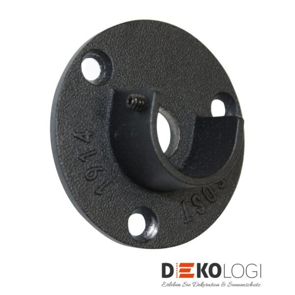 Wandlager Industrial Home für Ø 25 mm – Schwarz