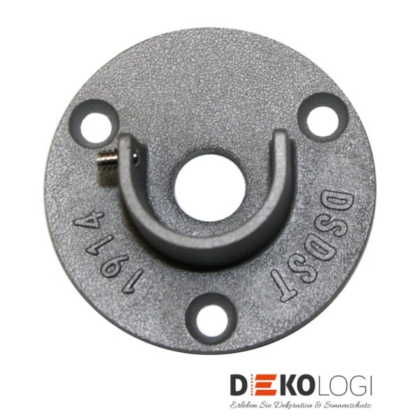 Wandlager Industrial Home für Ø 25 mm – Silber