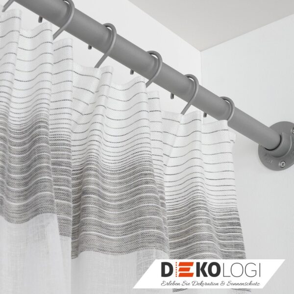 Wandlager Industrial Home für Ø 25 mm – Silber