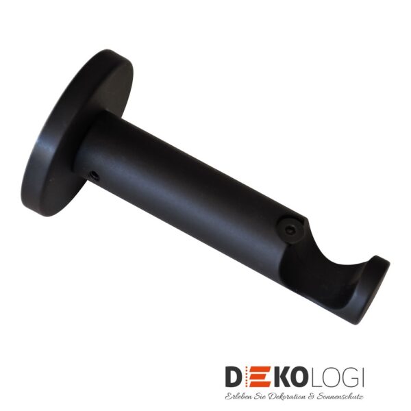 Wandträger Chicago offen für Ø 20 mm – Schwarz-Matt