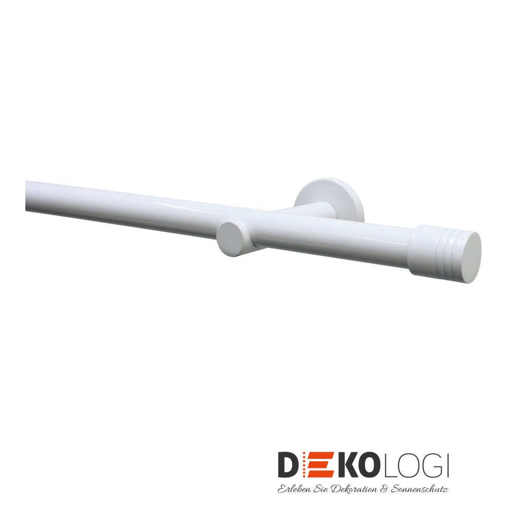 Wandträger Chicago offen für Ø 20 mm – Weiß