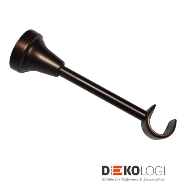 Wandträger Europa offen für Ø 19 mm – Bronze