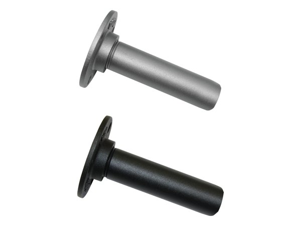 Wandträger Industrial Home für Ø 25 mm in Silber und Schwarz