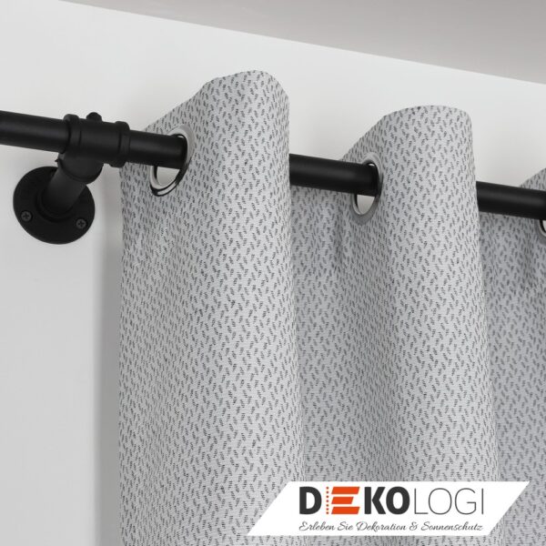 Wandträger Industrial Home für Ø 25 mm – Schwarz