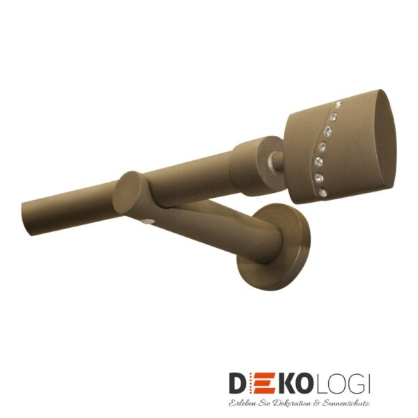 Wandträger Kira offen für Ø 19 mm – Cappuccino