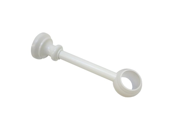 Wandträger Korfu geschlossen für Ø 28 mm in Weiß