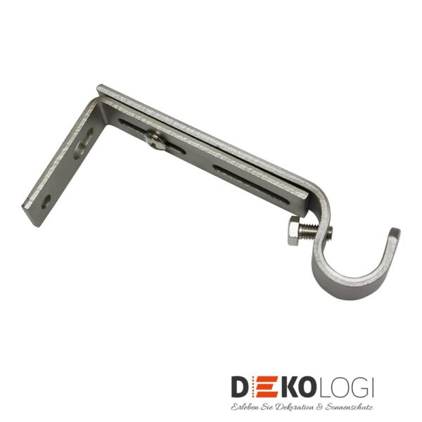 Wandträger Memphis ausziehbar für Ø 16 mm – Edelstahl-Optik