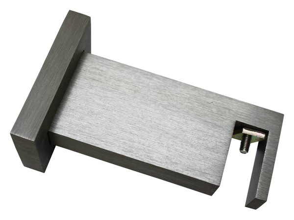 Wandträger Slim für Luxor rechteckig in Silber