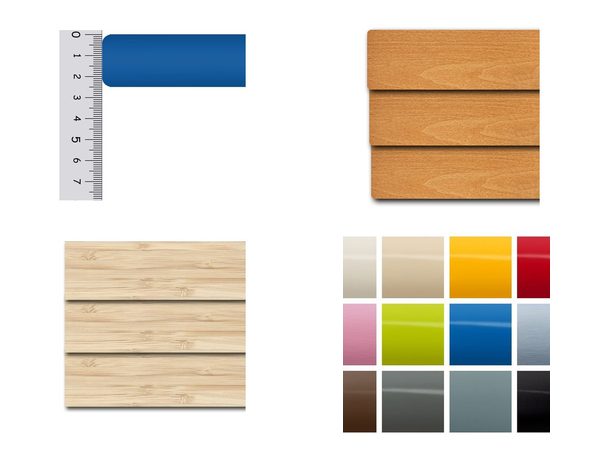 Jalousie Lamellen Muster für Aluminium-, Holz-, Bambus- und Dachfenster-Jalousien