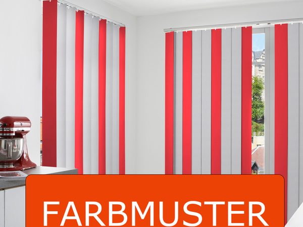 Stoffmuster für Lamellenvorhänge per Post