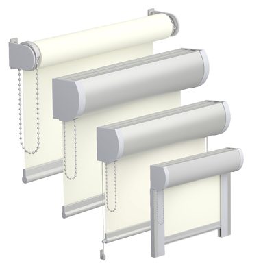XL-Rollo als Basis, mit Trägerprofil und mit Kassette