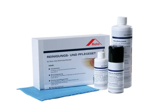 Roto Reinigungs- und Pflegeset für Holzfenster