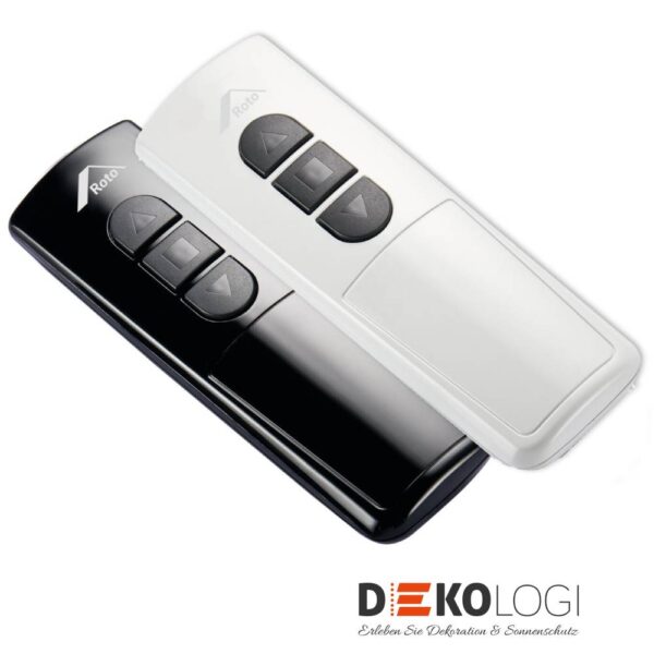 Roto Handsender Funk – 1 Kanal, Schwarz