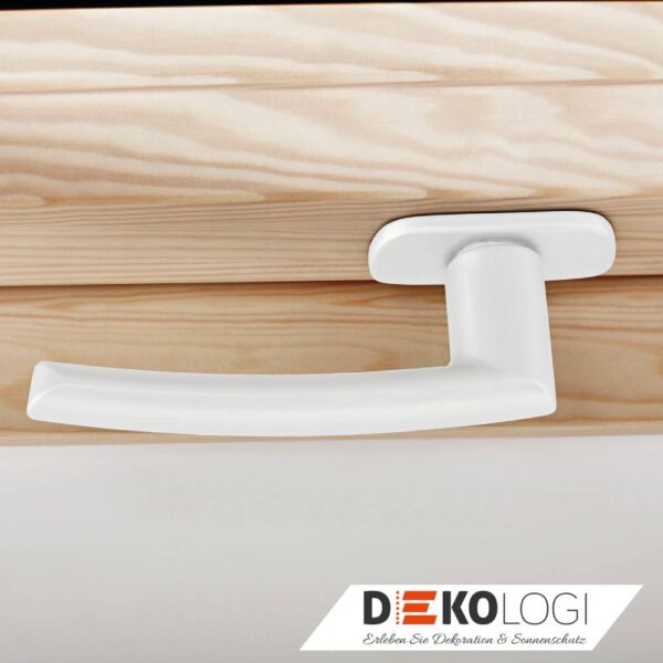 Roto Fenstergriff für Designo R6/R8 in Holz, Weiß