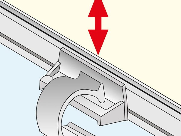 VELUX Adapter ZOZ 085 an der Griffleiste