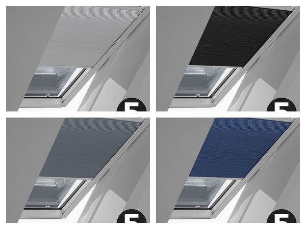 Farben des Faltstores DuoLine im VELUX Set FOP