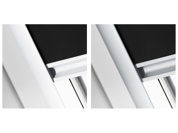 Führungsschienen in Weiß und Aluminium