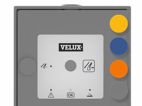 VELUX RWA-Hauptbedienstelle KFK mit Anzeigen