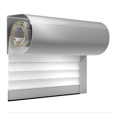 Vorbaurollladen Creato mit runder Blende