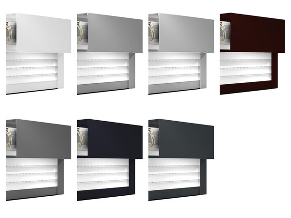 Kastenfarben von Verkehrsweiß bis Anthrazit metallic