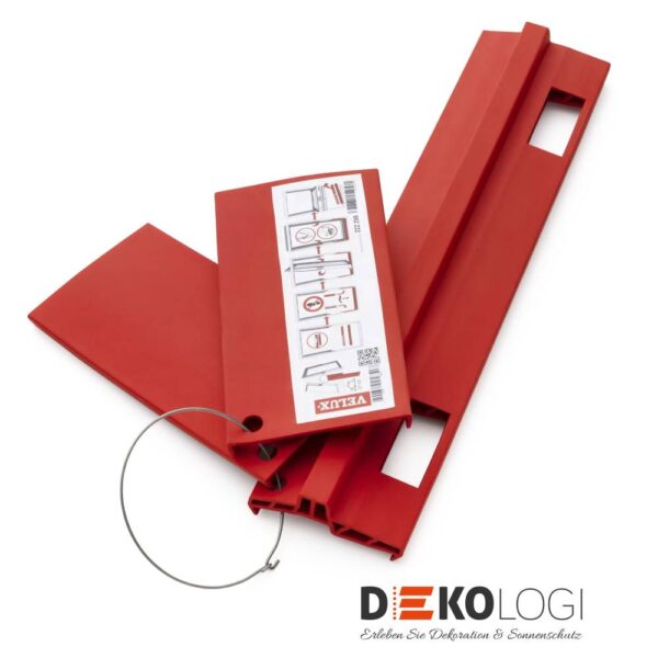 VELUX Protect-Tool ZZZ 258 – roter Schutz für den Blendrahmen beim Ein- und Aushängen des Flügels