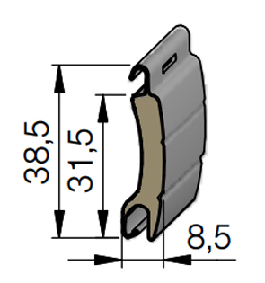 Aluminiumprofil HSM32