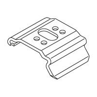 Oben Clip, unten Spannschuh